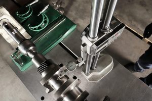 Precise measurement on the crankshaft