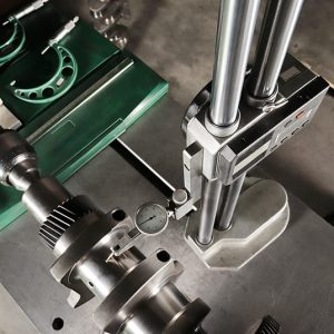 Precise measurement on the crankshaft